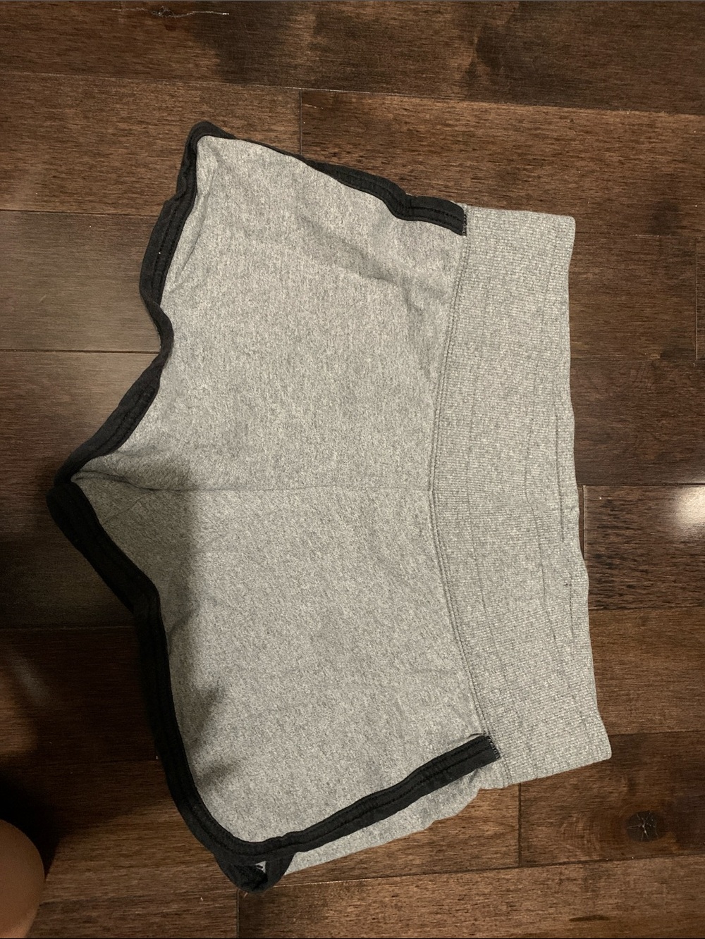Low-rise grey cotton Shorts